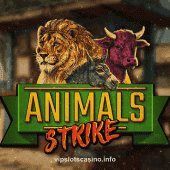 Animals Strike slot game from vipslot